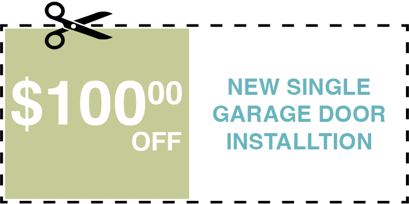 100 off garage door repair Bayport