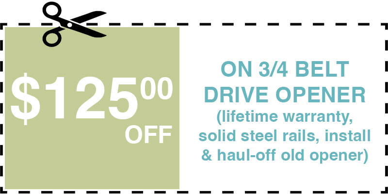 125 off garage door opener Bayport